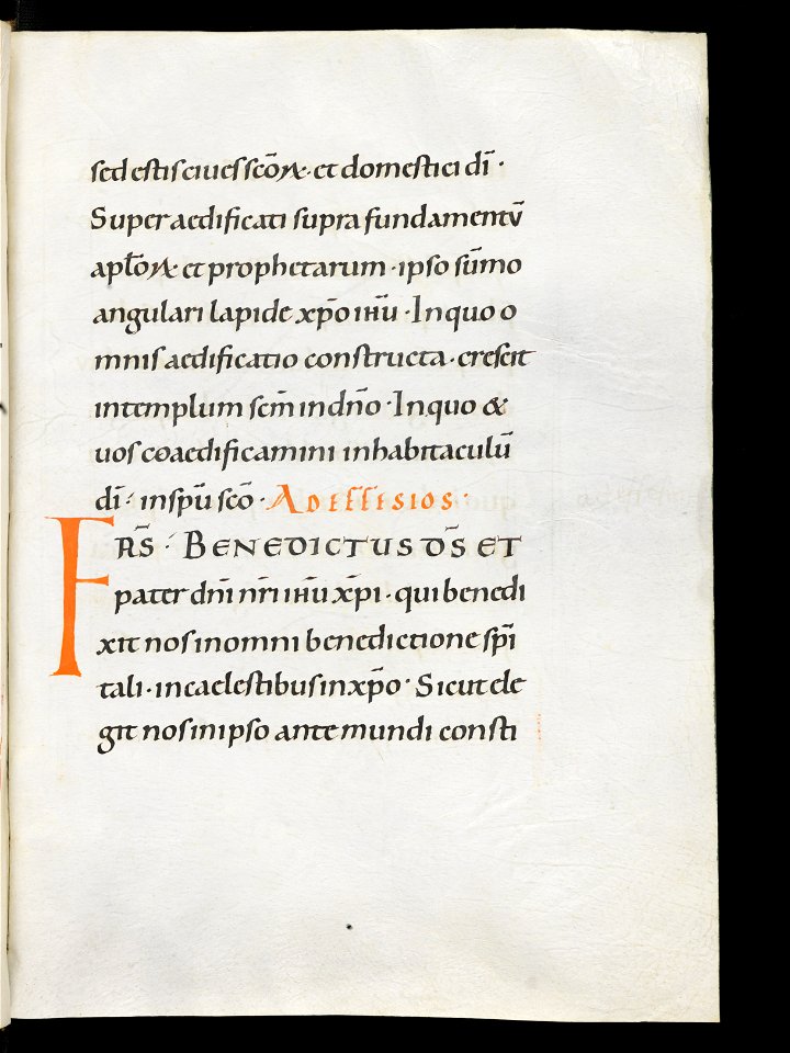 Beromünster, Stiftskirche St. Michael, Epistolar, f. 114r – Epistolary