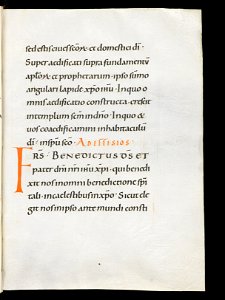 Beromünster, Stiftskirche St. Michael, Epistolar, f. 114r – Epistolary