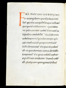 Beromünster, Stiftskirche St. Michael, Epistolar, f. 83v – Epistolary