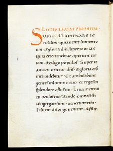 Beromünster, Stiftskirche St. Michael, Epistolar, f. 13v – Epistolary