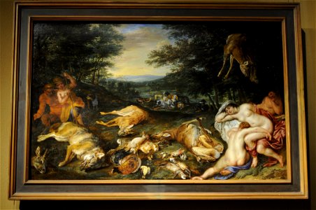 Brueghel (II) Diana and her nymphs after their hunt