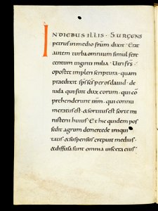 Beromünster, Stiftskirche St. Michael, Epistolar, f. 22v – Epistolary