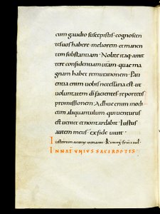 Beromünster, Stiftskirche St. Michael, Epistolar, f. 118v – Epistolary