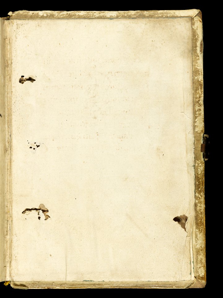 Beromünster, Stiftskirche St. Michael, Epistolar, Rear paste-down – Epistolary