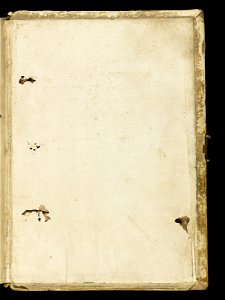 Beromünster, Stiftskirche St. Michael, Epistolar, Rear paste-down – Epistolary