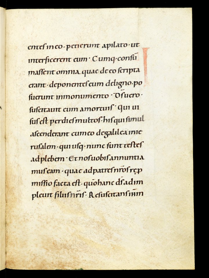 Beromünster, Stiftskirche St. Michael, Epistolar, f. 39r – Epistolary