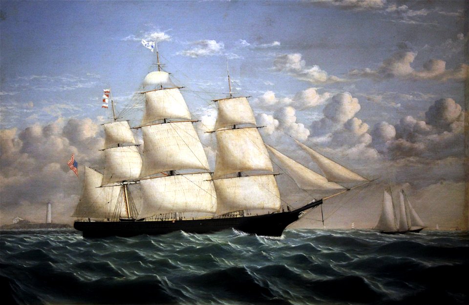Clipper ship Northern Light-1853-William Bradford-IMG 5873