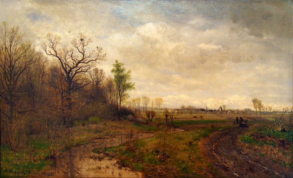 Buchholz Landschaft Pferdefuhrwerk@Weimar Schlossmuseum