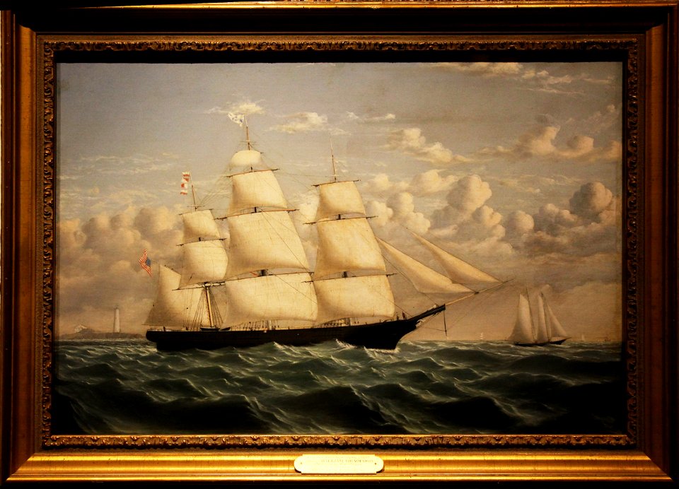 Clipper ship Northern Light-1853-William Bradford-IMG 5872