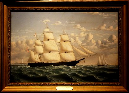 Clipper ship Northern Light-1853-William Bradford-IMG 5872