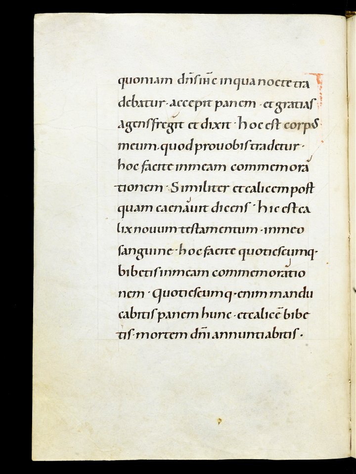Beromünster, Stiftskirche St. Michael, Epistolar, f. 35v – Epistolary