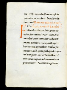 Beromünster, Stiftskirche St. Michael, Epistolar, f. 89v – Epistolary