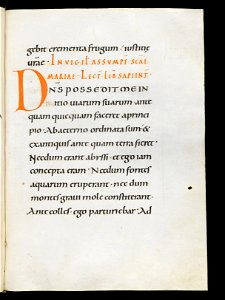 Beromünster, Stiftskirche St. Michael, Epistolar, f. 86r – Epistolary