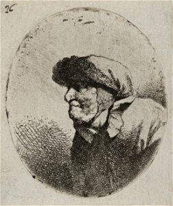Buste van een oude vrouw, NL-HlmNHA 53010049