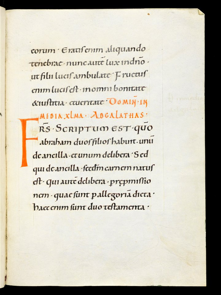 Beromünster, Stiftskirche St. Michael, Epistolar, f. 32r – Epistolary