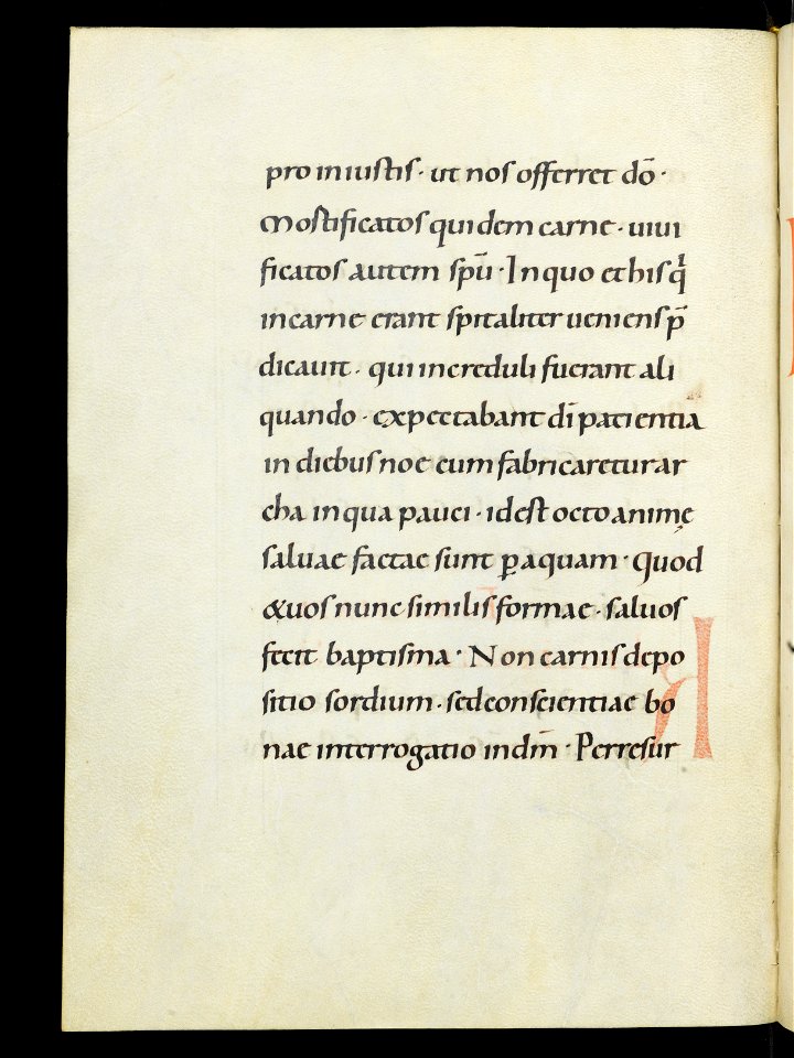 Beromünster, Stiftskirche St. Michael, Epistolar, f. 42v – Epistolary