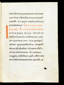 Beromünster, Stiftskirche St. Michael, Epistolar, f. 52r – Epistolary