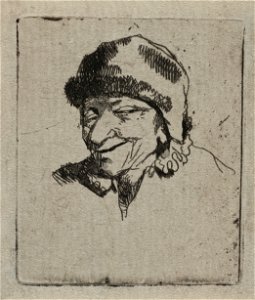 Buste van lachende boer, NL-HlmNHA 53010041