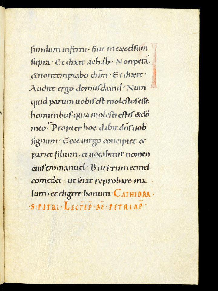 Beromünster, Stiftskirche St. Michael, Epistolar, f. 21r – Epistolary