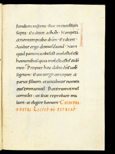 Beromünster, Stiftskirche St. Michael, Epistolar, f. 21r – Epistolary