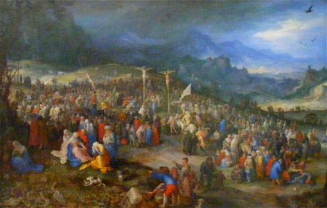 Jan Brueghel the Elder-Kreuztragung Christi. Free illustration for personal and commercial use.