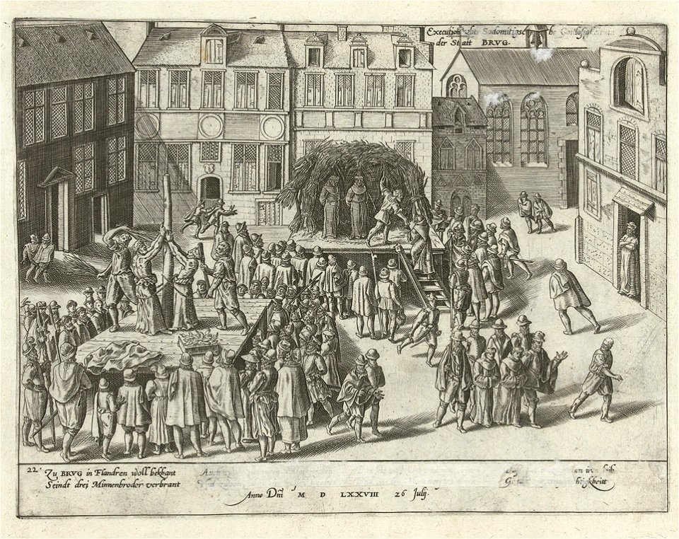Brugse monniken op de brandstapel, 1578