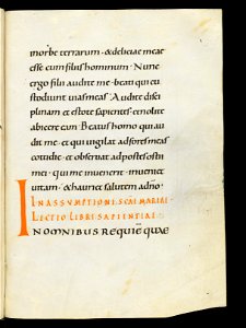 Beromünster, Stiftskirche St. Michael, Epistolar, f. 87r – Epistolary