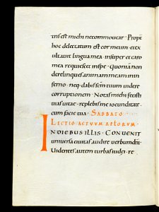 Beromünster, Stiftskirche St. Michael, Epistolar, f. 61v – Epistolary