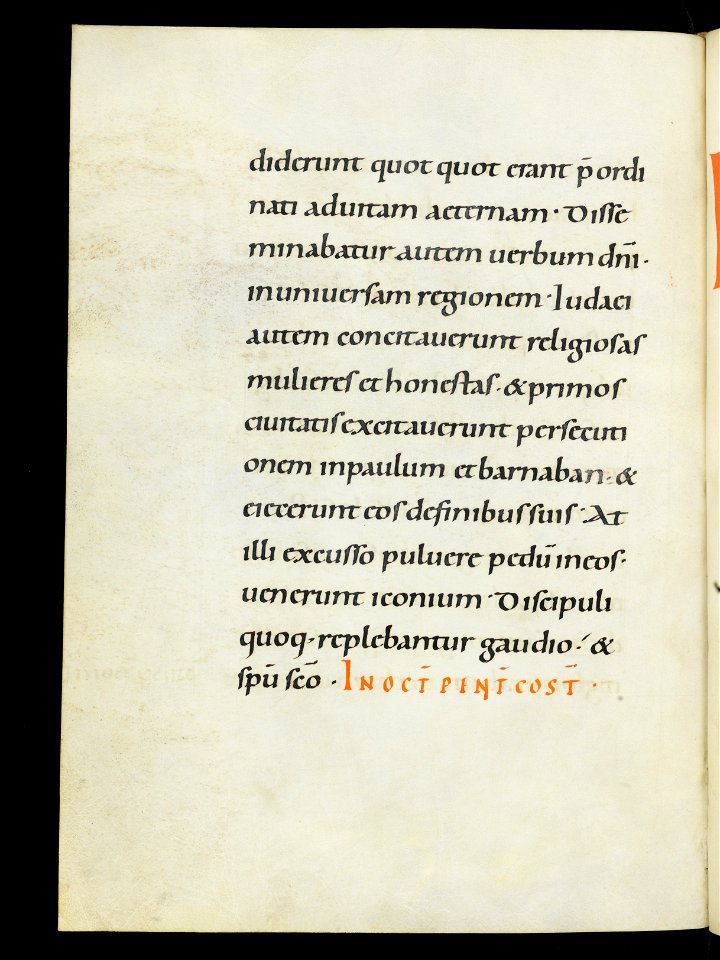 Beromünster, Stiftskirche St. Michael, Epistolar, f. 62v – Epistolary