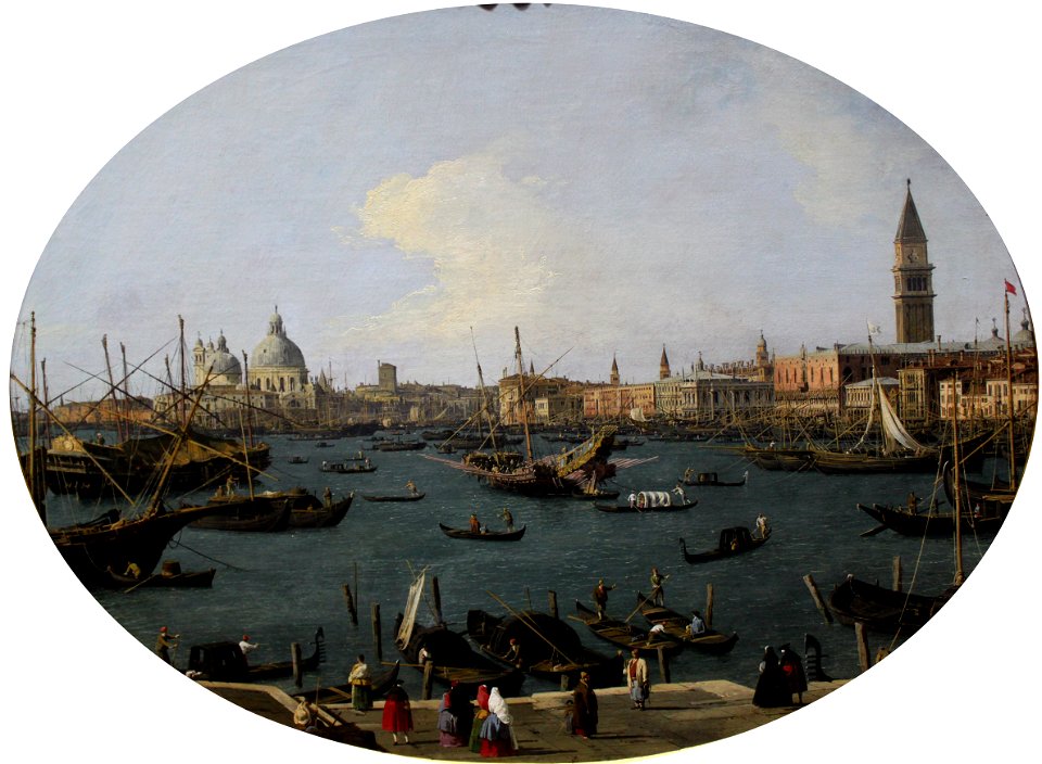 1735 Canaletto Bacino di San Marco in Venedig anagoria
