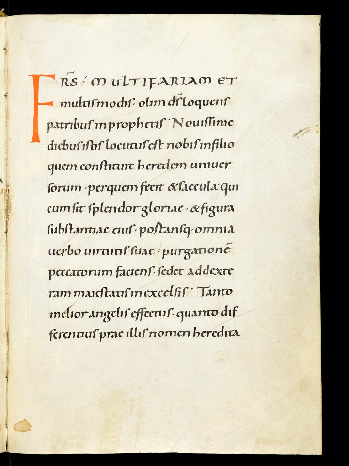 Beromünster, Stiftskirche St. Michael, Epistolar, f. 6r – Epistolary