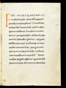 Beromünster, Stiftskirche St. Michael, Epistolar, f. 6r – Epistolary