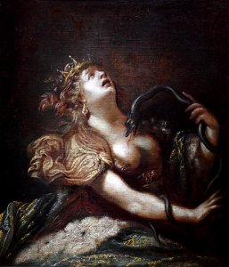 Cléopâtre se donnant la mort
