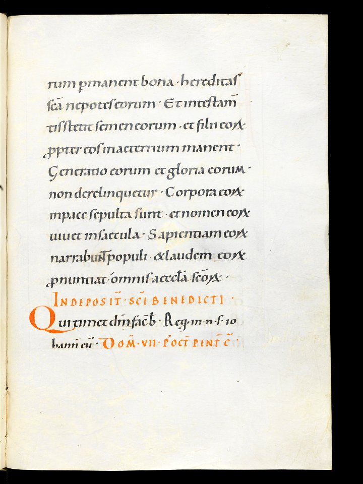 Beromünster, Stiftskirche St. Michael, Epistolar, f. 78r – Epistolary