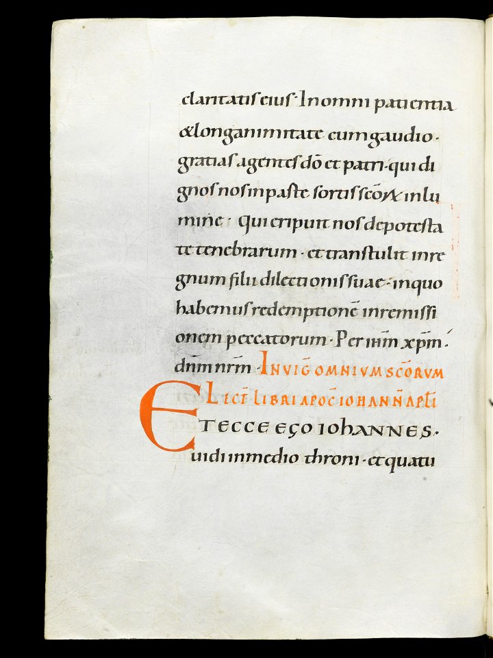 Beromünster, Stiftskirche St. Michael, Epistolar, f. 105v – Epistolary