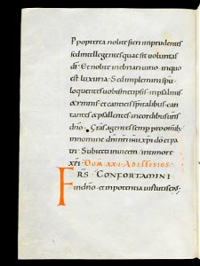 Beromünster, Stiftskirche St. Michael, Epistolar, f. 99v – Epistolary