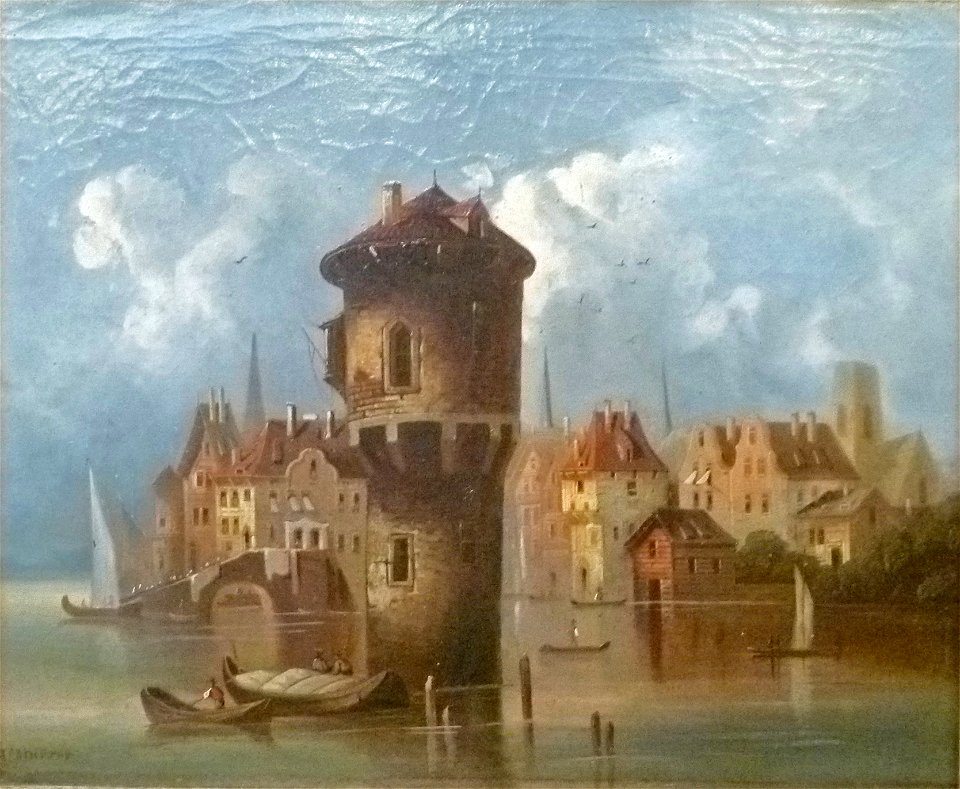 Carl Gessnitzer - Harbour view