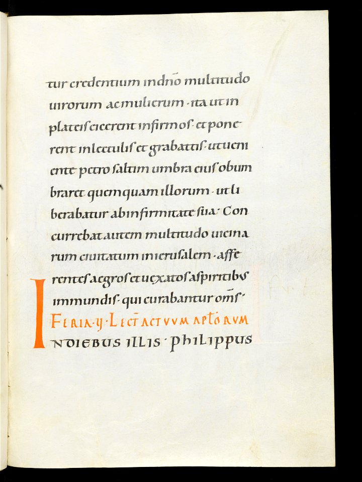Beromünster, Stiftskirche St. Michael, Epistolar, f. 60r – Epistolary