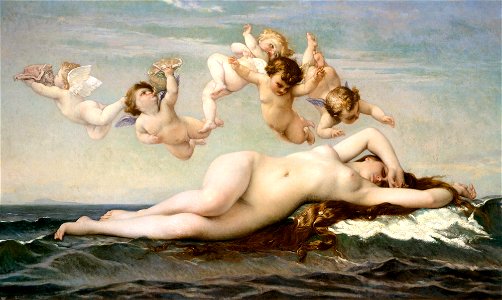 1875 Alexandre Cabanel Birth of Venus anagoria