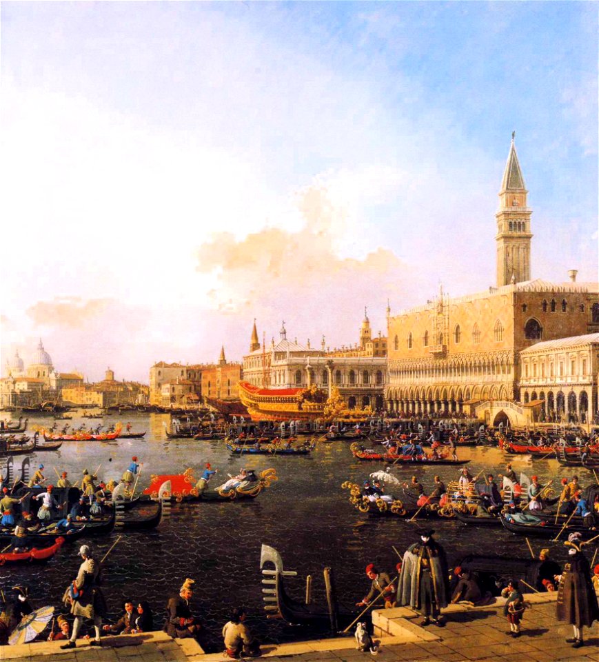 Canaletto - Venice, Bacino di San Marco on Ascension Day