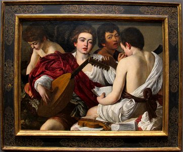Caravaggio, musici, 1595 ca. 01
