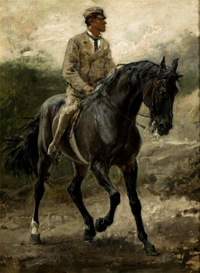 Caballo árabe del conde Bobrinski (Museo de Zaragoza)