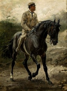 Caballo árabe del conde Bobrinski (Museo de Zaragoza)
