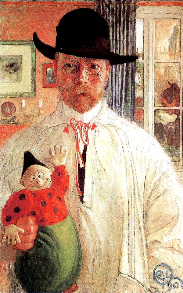 Carl Olaf Larsson-Selbstportrait