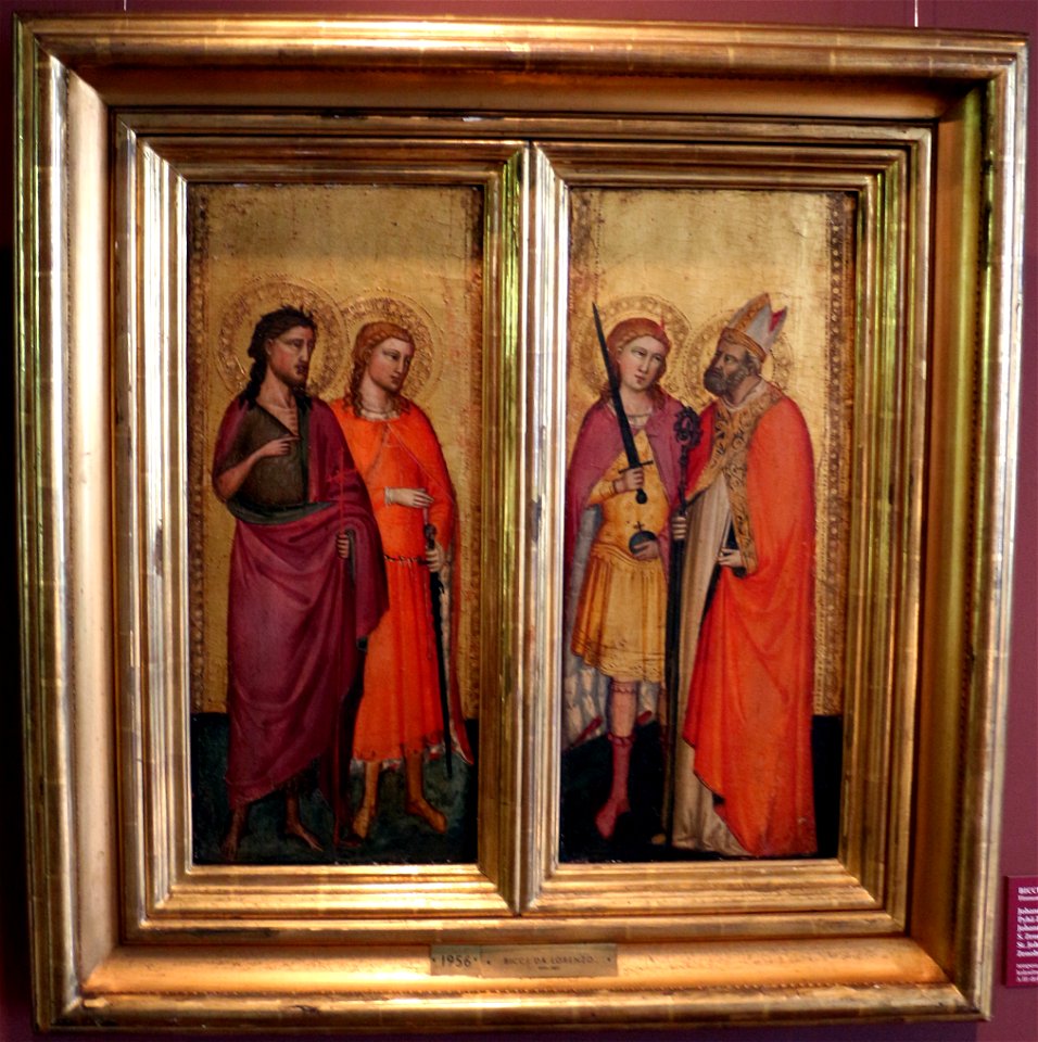 Bicci di lorenzo, ss. g. battista, giuliano, zenobi e michele, 01