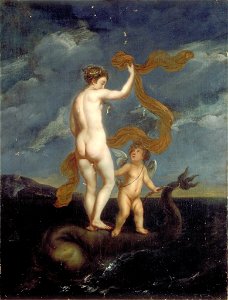 Carel van Savoyen (attr.) - Venus and Adonis on a dolphin