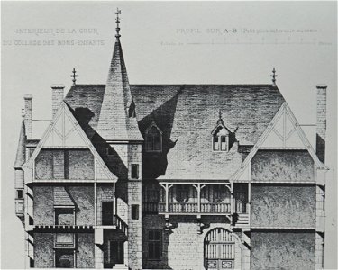 Collège des bons enfants sur cour Habran 05055