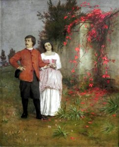 Arnold Böcklin (7)Künstler u Frau