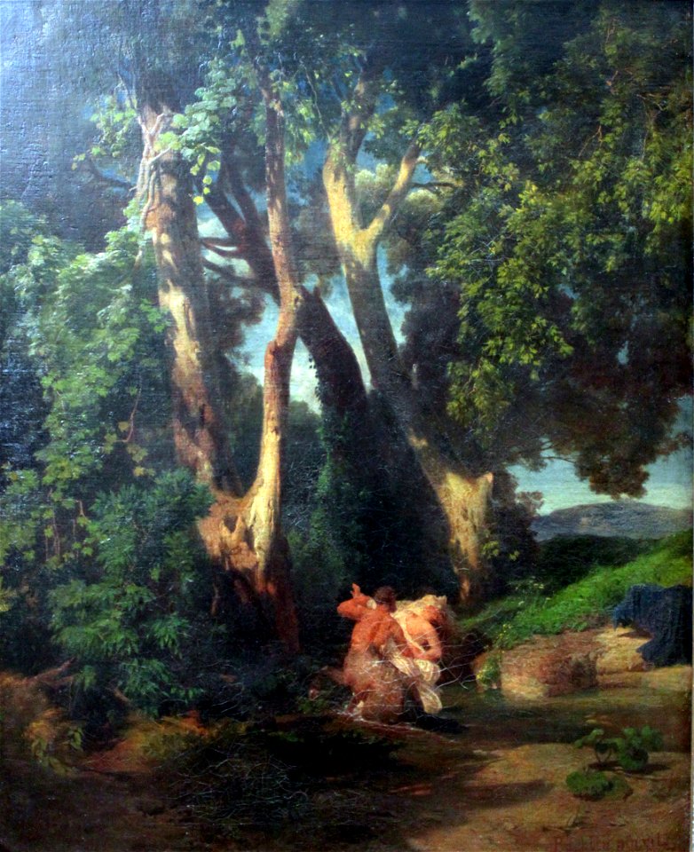 1855 Böcklin Kentaur und Nymphe anagoria