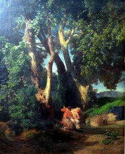 1855 Böcklin Kentaur und Nymphe anagoria